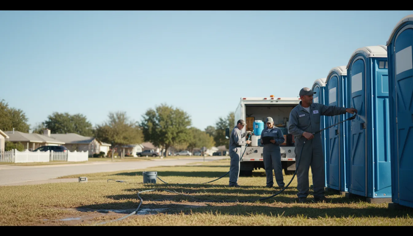 Long-Term Portable Toilet Rental in Dundee, MS near me